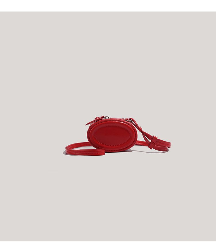 Geantă crossbody rotundă de lux CHARHP&KEJNT, tip cutie pentru bijuterii, nișă pentru ruj, geantă pentru chei versatilă_voghion.com