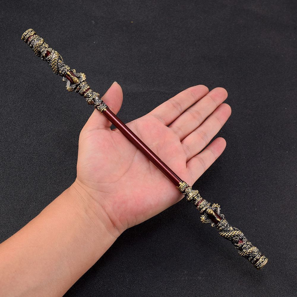 Mītiskā Vukongas spēles perifērijas figūriņas modelis Ruyi zelta stīpas nūja 30 cm, pilnībā metāla rokdarbi_voghion.com