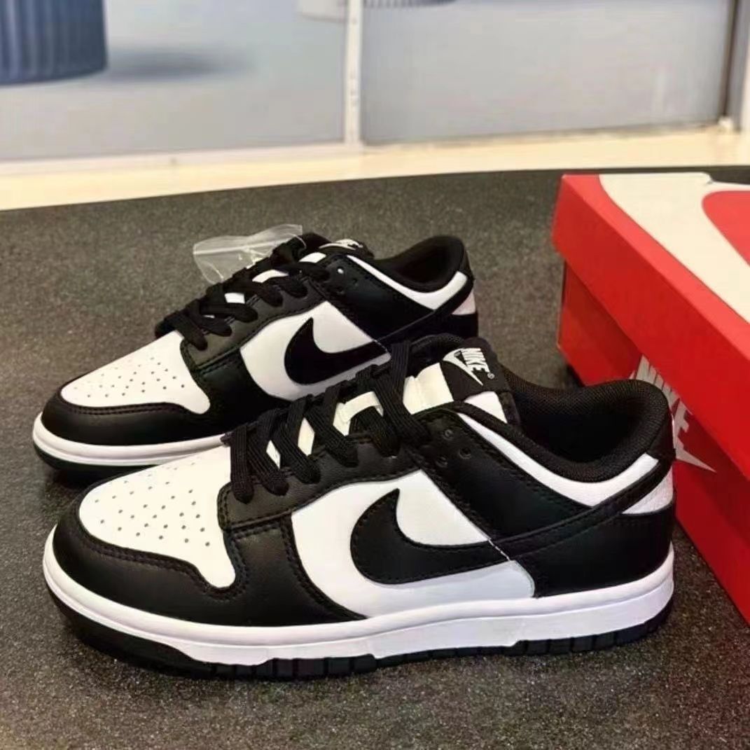 Pure Original Black And White Panda Board For Couples, Skateboard Shoes, Low Cut Casual Sports Shoes