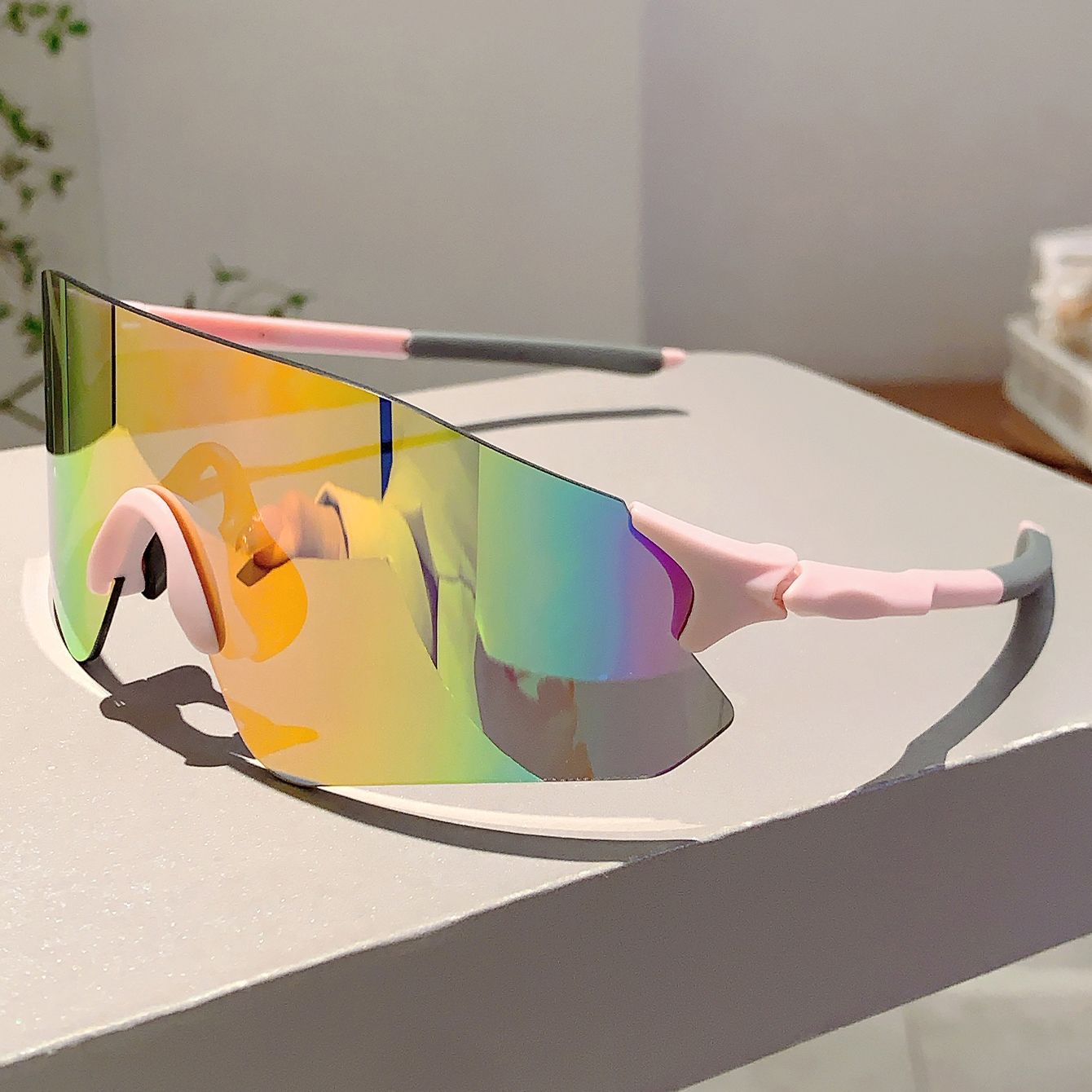 New Marathon Running Colorful Goggles Professional Outdoor Unisex Sports Windproof Sandproof Cycling Mountaineering_desvips.com