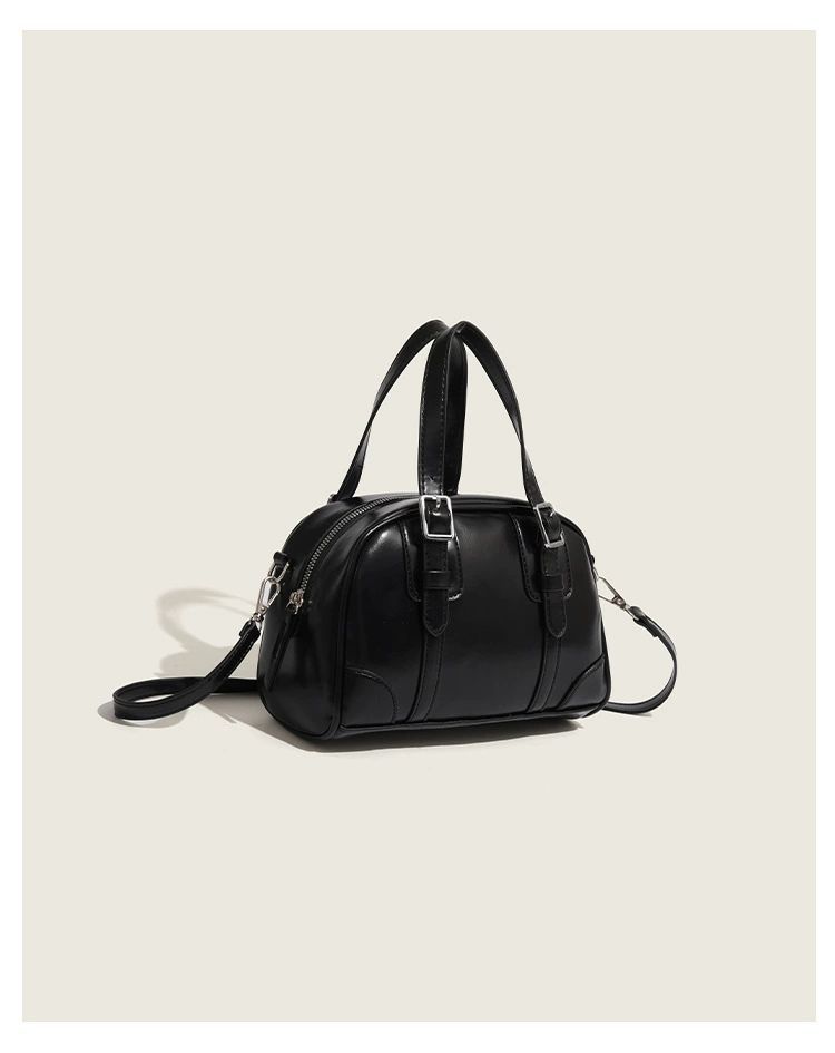 CHARHP&KEJNT Borsa a mano coreana nera autunno/inverno, borsa a tracolla monospalla versatile_voghion.com
