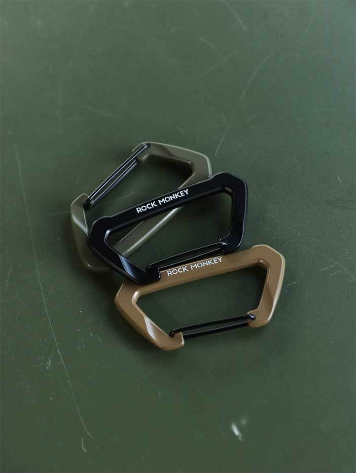 ROCK MONKEY Outdoor Camping D-vormige zinklegering sleutelhanger rugzak waterfles multifunctionele wandelhaak_voghion.com