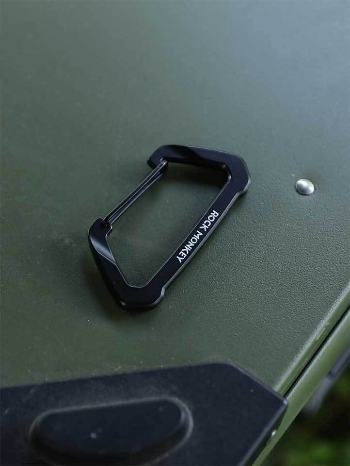 ROCK MONKEY Outdoor Camping D-vormige zinklegering sleutelhanger rugzak waterfles multifunctionele wandelhaak_voghion.com