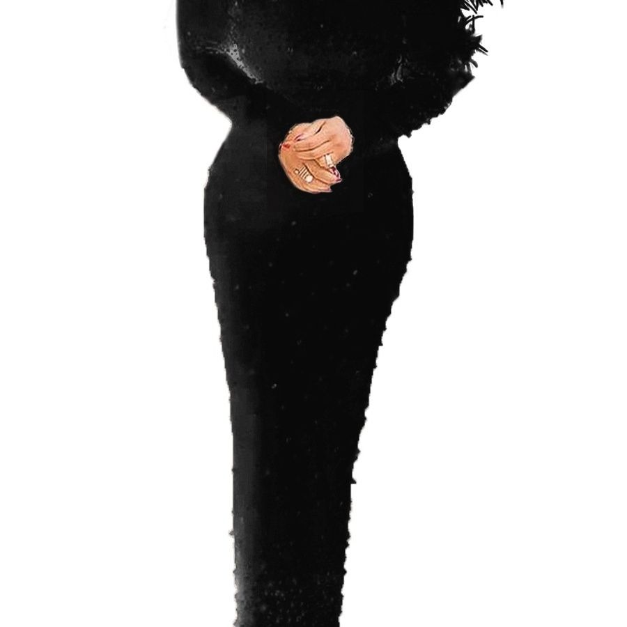 Robe sexy pour femmes avec perles à ongles enveloppées de fesses, nouveau style_voghion.com