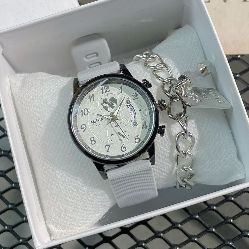 2025年新款公务员考试专用手表男女士小众高级复古日历石英表学生