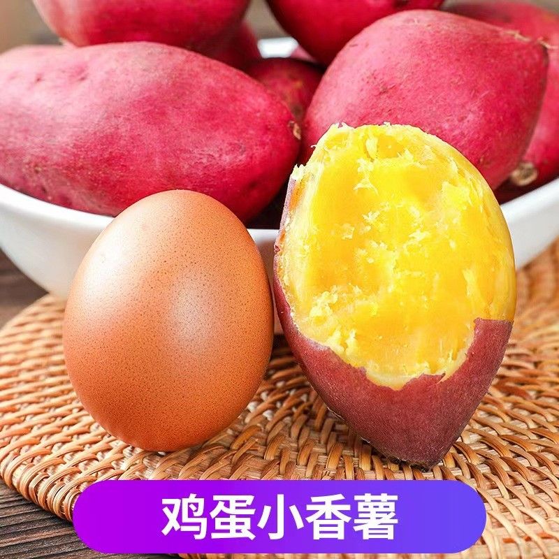 正宗新鲜板栗红薯蛋蛋果临安天目山小香薯鸡蛋圆番薯农家自种地瓜
