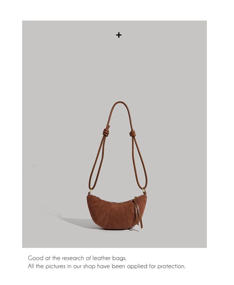 CHARHP&KEJNT borsa a tracolla da donna alla moda con tracolla singola, versatile, con croissant di nicchia_voghion.com