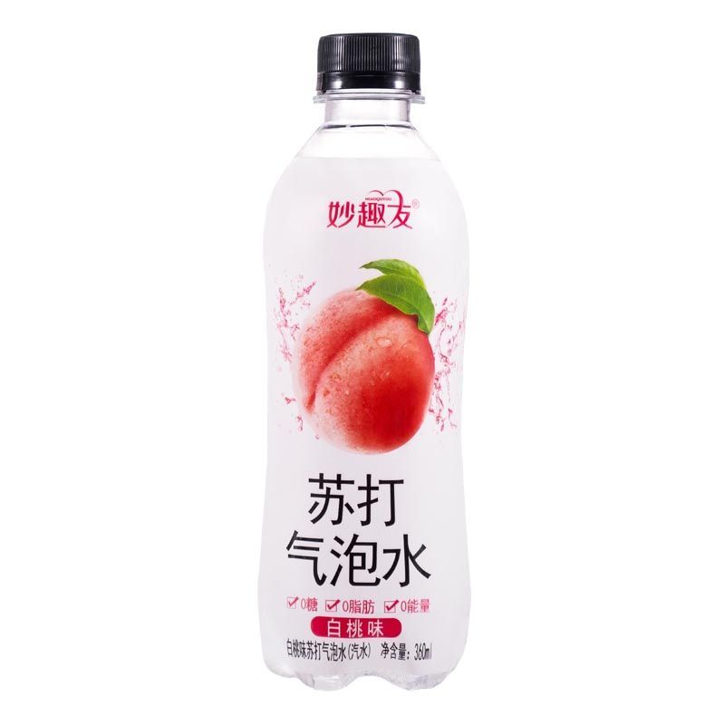 苏打气泡水清新青柠白桃味整箱汽泡水0糖0脂0卡果味饮料