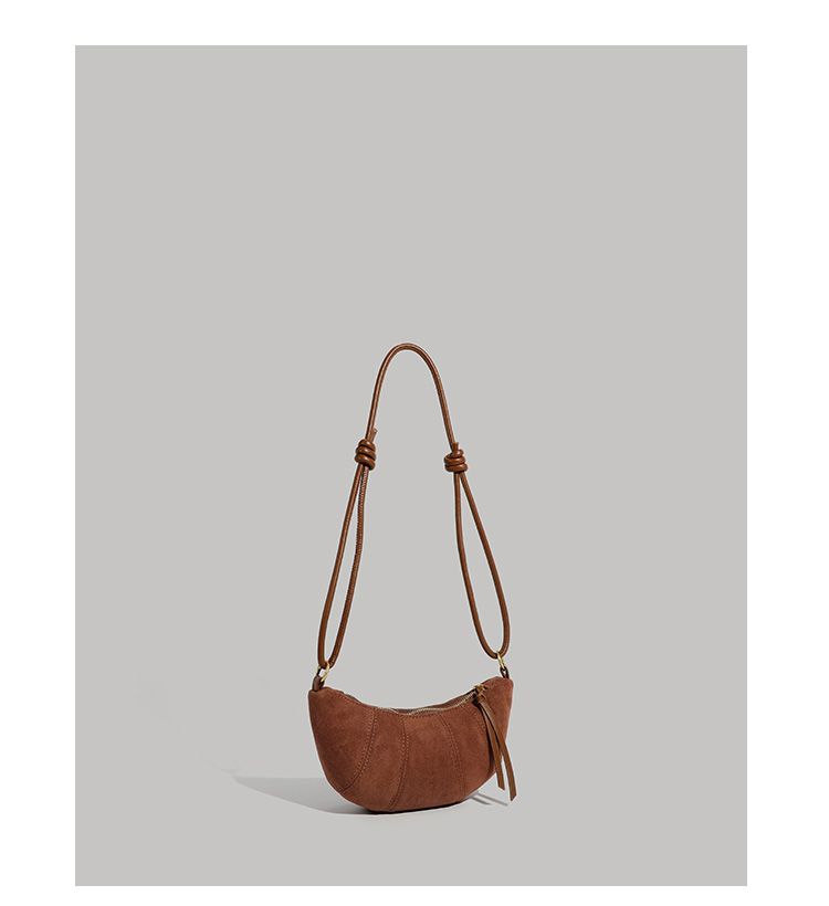 CHARHP&KEJNT borsa a tracolla da donna alla moda con tracolla singola, versatile, con croissant di nicchia_voghion.com