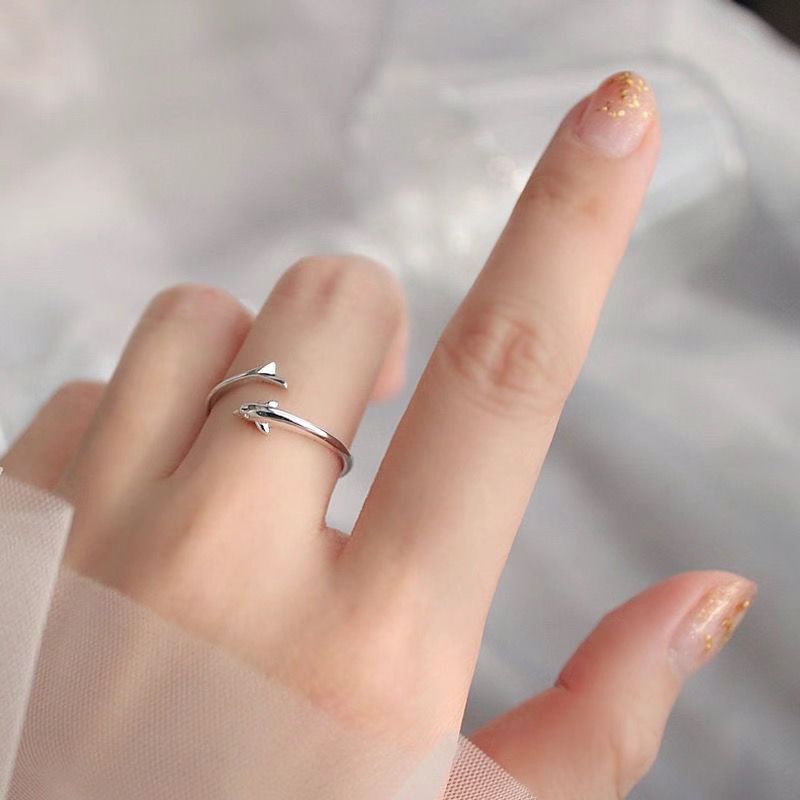Bracciale a catena con delfino in argento per donna e ragazza_voghion.com