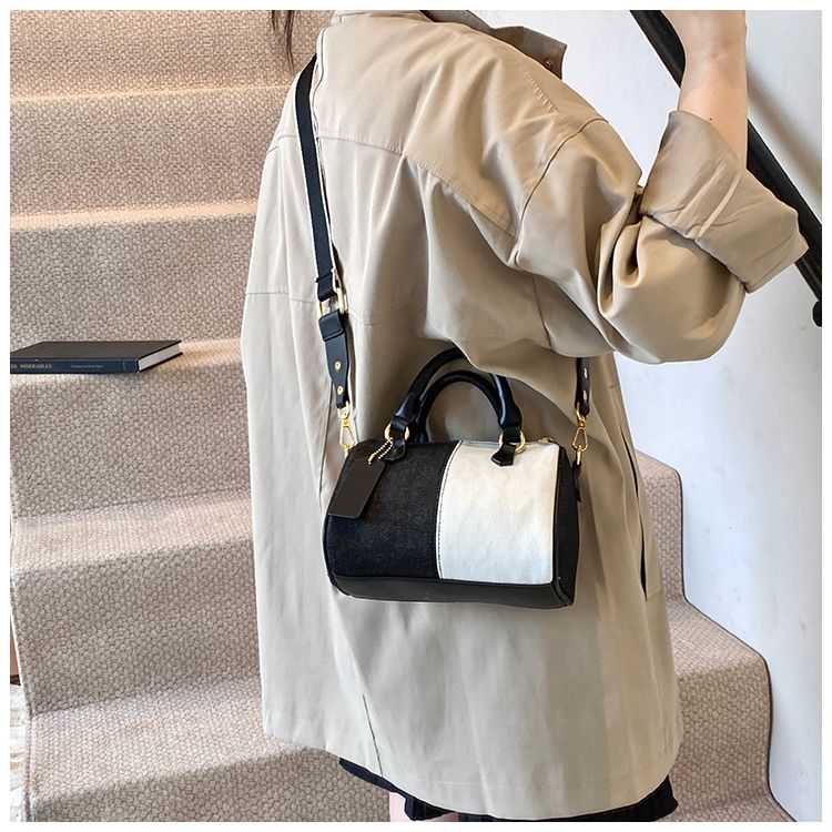 Elegant Patchwork Handbag For Women Autumn And Winter Trend_voghion.com