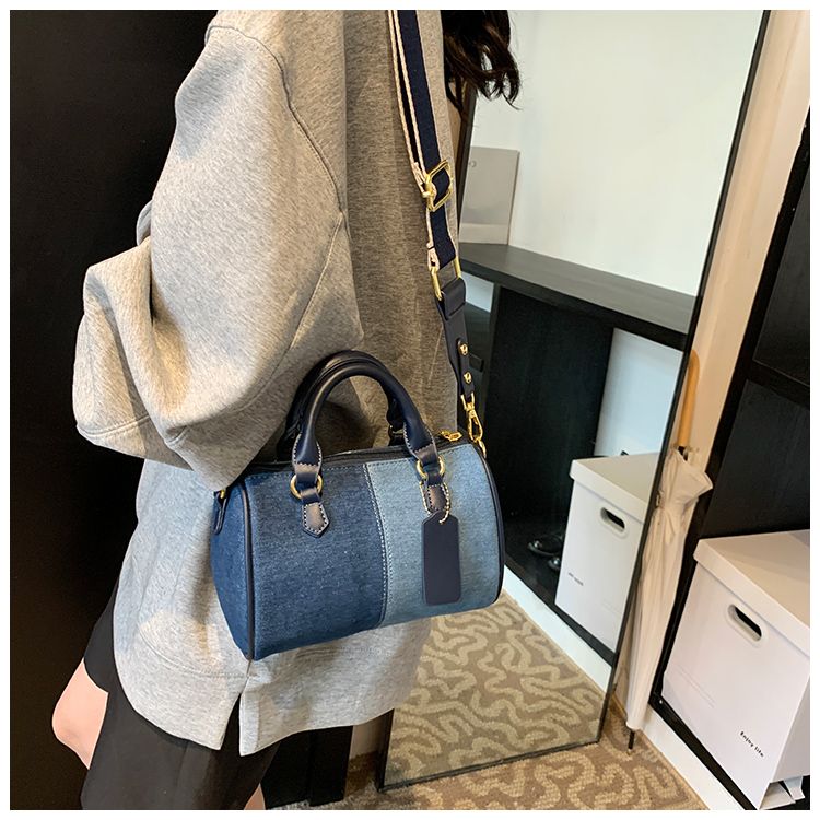 Elegant Patchwork Handbag For Women Autumn And Winter Trend_voghion.com