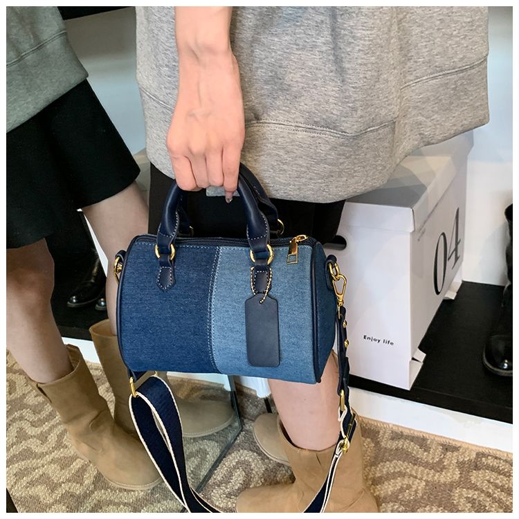 Elegant Patchwork Handbag For Women Autumn And Winter Trend_voghion.com