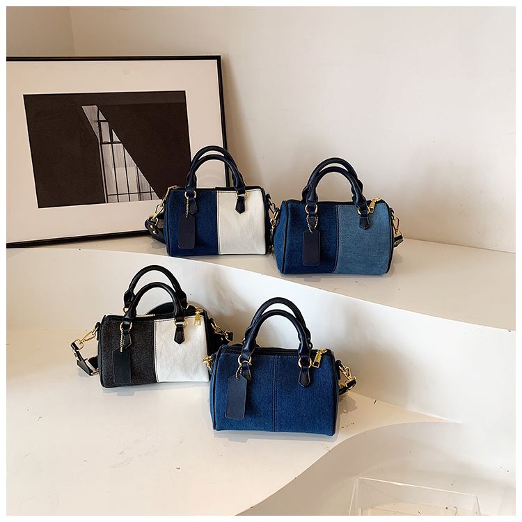Elegant Patchwork Handbag For Women Autumn And Winter Trend_voghion.com