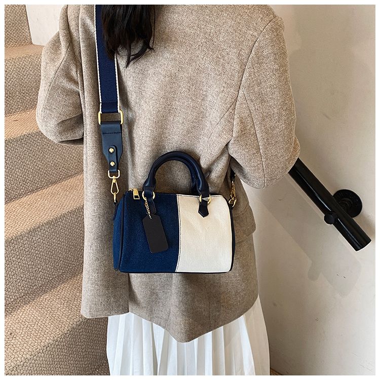 Elegant Patchwork Handbag For Women Autumn And Winter Trend_voghion.com