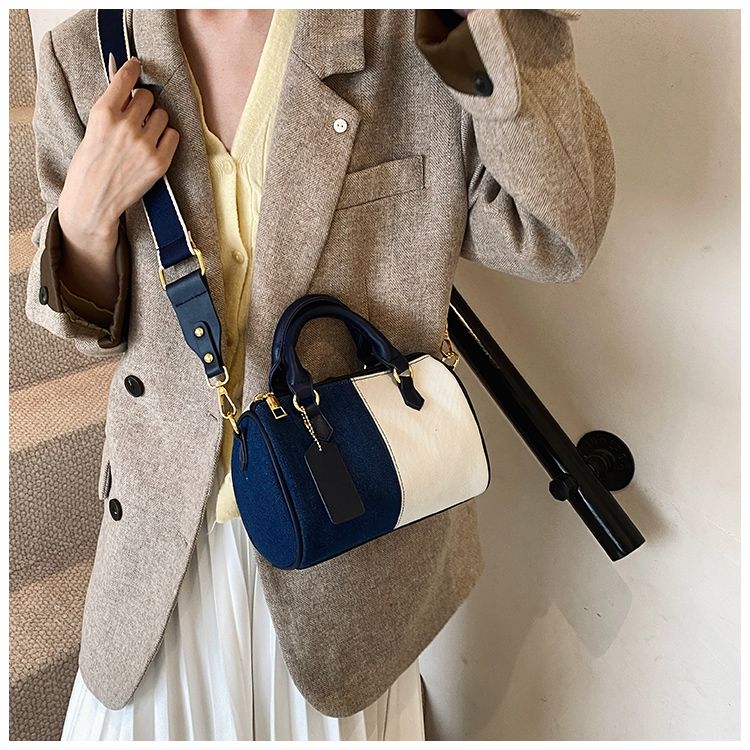 Elegant Patchwork Handbag For Women Autumn And Winter Trend_voghion.com