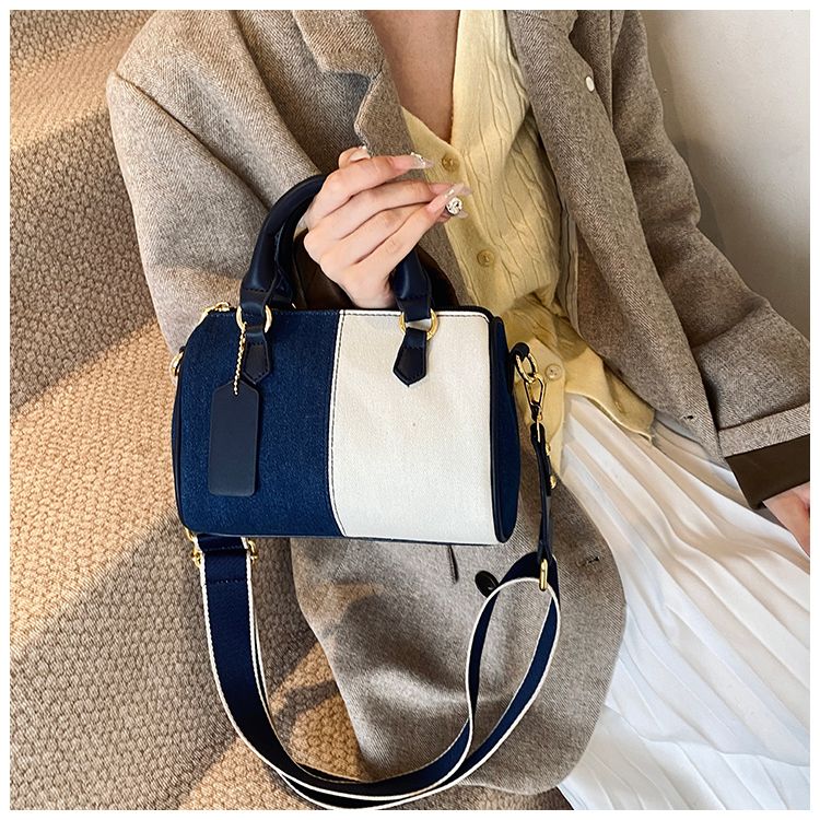 Elegant Patchwork Handbag For Women Autumn And Winter Trend_voghion.com