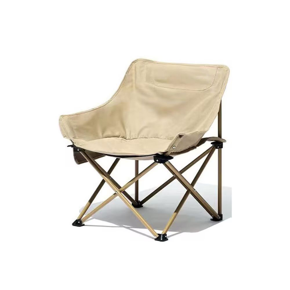Outdoor Faltbare Tragbare Camping Angeln Hocker Leichte Park Mond Stall Reise Stuhl_voghion.com