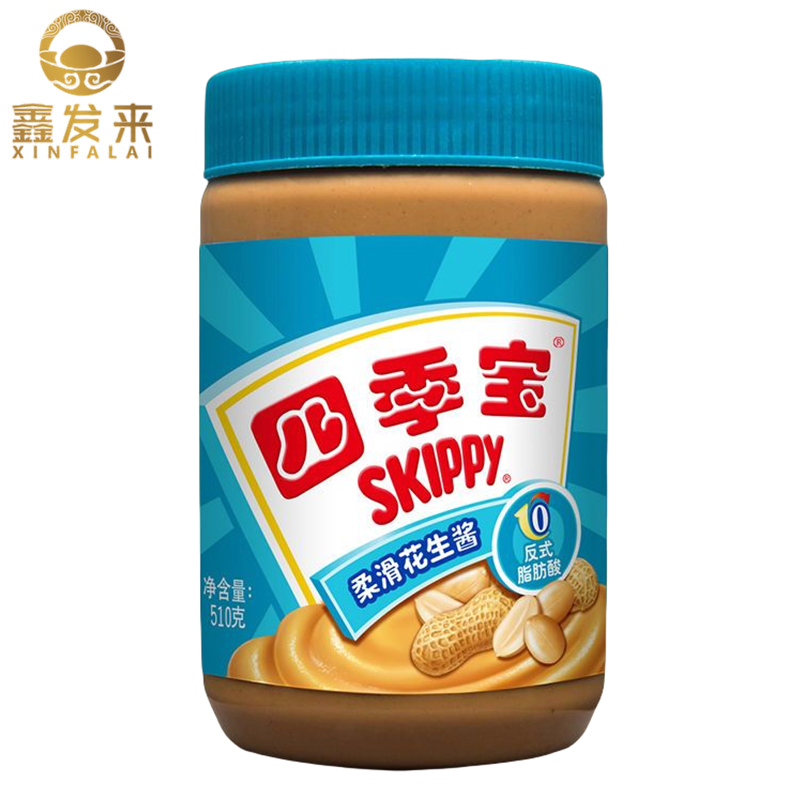 四季宝柔滑花生酱510g