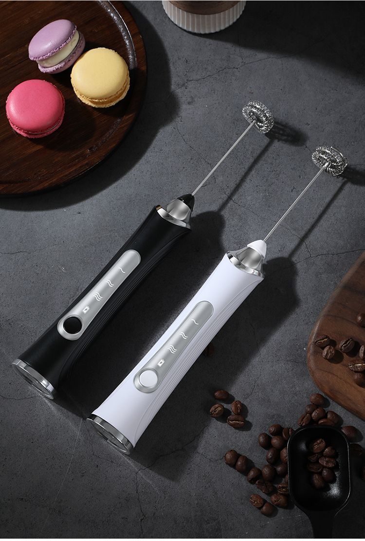 Agitatore per caffè, agitatore elettrico, panna portatile, schiumatore per latte in polvere_voghion.com