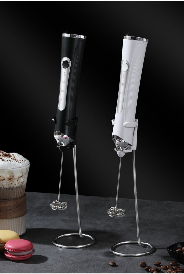 Agitatore per caffè, agitatore elettrico, panna portatile, schiumatore per latte in polvere_voghion.com