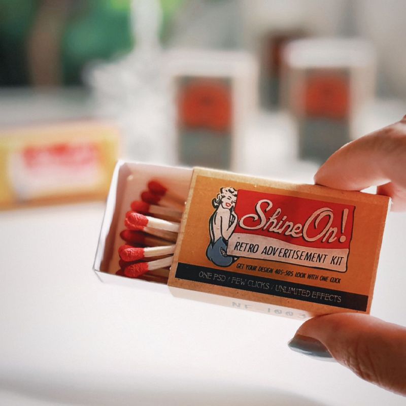 American Premium Old-fashioned Small Box Portable Lighter Domestic Sale High-quality Gift Self-lighting Matches_voghion.com