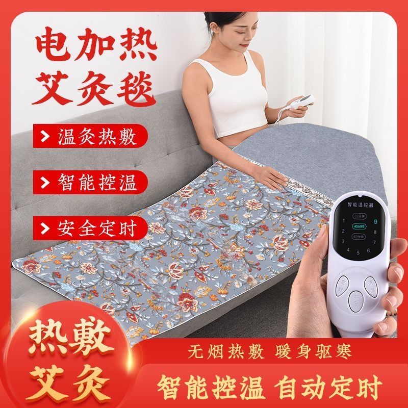 艾灸垫电加热家用艾灸毯加大款热敷床垫全身艾绒艾灸垫美容院专用