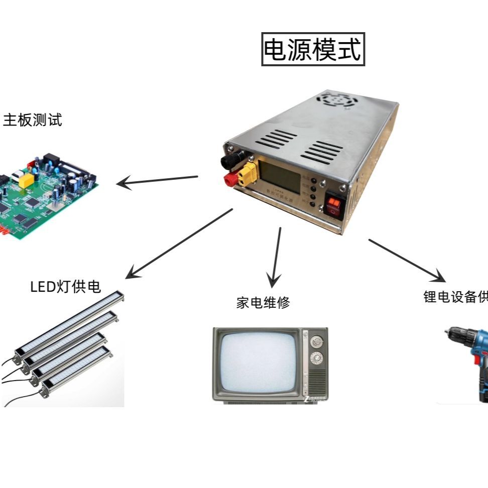 数控可调节充电器可调电源锂电池万能充电器维修锂电池检测 图片 3