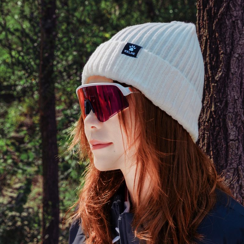 卡尔美网红堆堆帽 KELME针织帽冬季男女秋冬季百搭脸小针织冷帽子