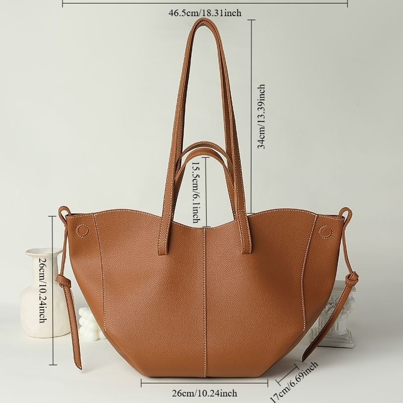 French High Beauty 2024 New Fashionable Tote Premium Handheld Large Capacity Single Shoulder Underarm Women's Bag_voghion.com