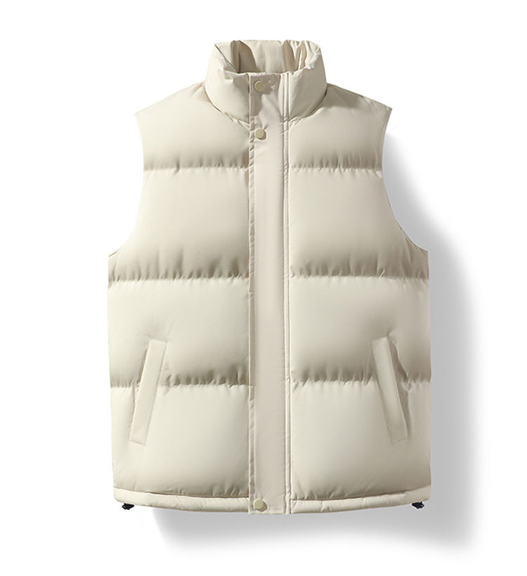Senma Group AIKEN vest for men women, autumn and winter, thick down vest, couple's shoulder cotton jacket_voghion.com