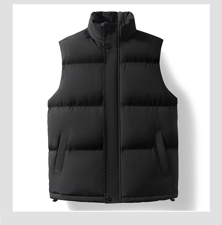 Senma Group AIKEN vest for men women, autumn and winter, thick down vest, couple's shoulder cotton jacket_voghion.com