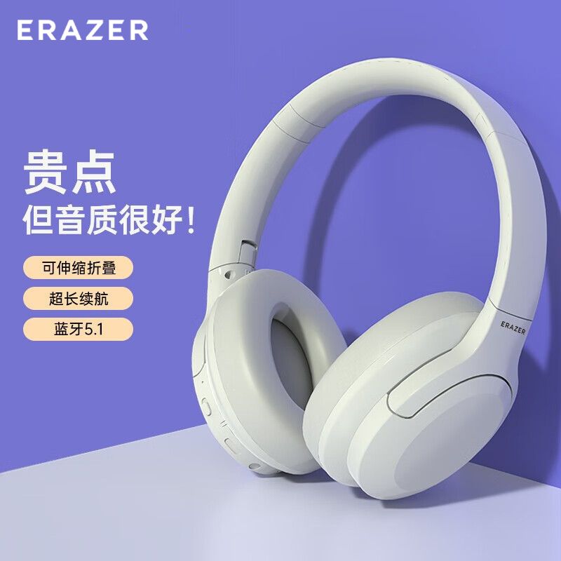 联想异能者头戴式耳机无线耳机立体声耳机蓝牙5.1通用蓝牙耳麦