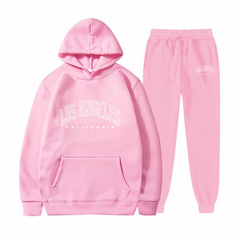 Conjunto de sudadera con capucha y pantalón hombre primavera_voghion.com