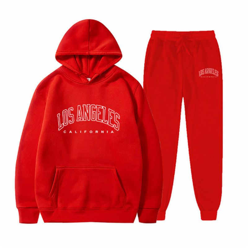 Conjunto de sudadera con capucha y pantalón hombre primavera_voghion.com