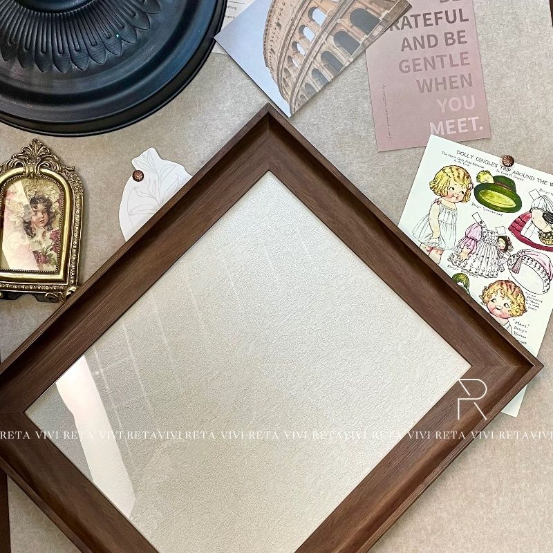 复古胡桃木美甲展示板10寸8寸5寸色板专业拍摄修容桌面装饰