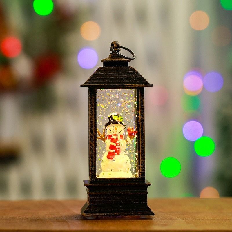 Decorations, Gifts, Creative Christmas Tree, Santa Claus, Snowman, Wind Lights, Scene, Atmosphere, Nightlight_voghion.com