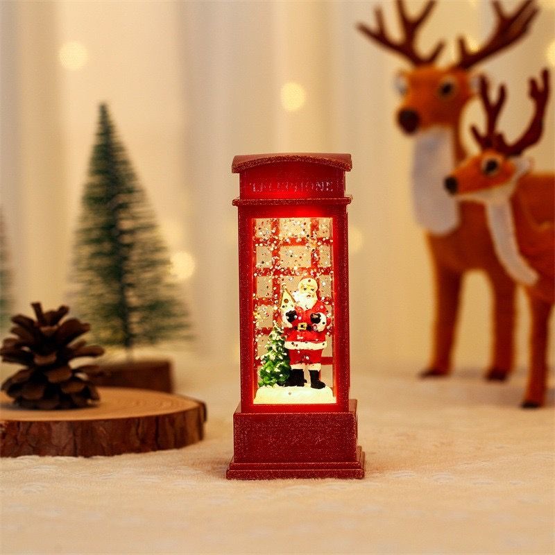 Decorations, Gifts, Creative Christmas Tree, Santa Claus, Snowman, Wind Lights, Scene, Atmosphere, Nightlight_voghion.com