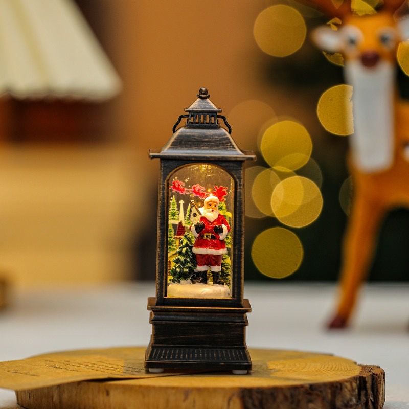 Decorations, Gifts, Creative Christmas Tree, Santa Claus, Snowman, Wind Lights, Scene, Atmosphere, Nightlight_voghion.com
