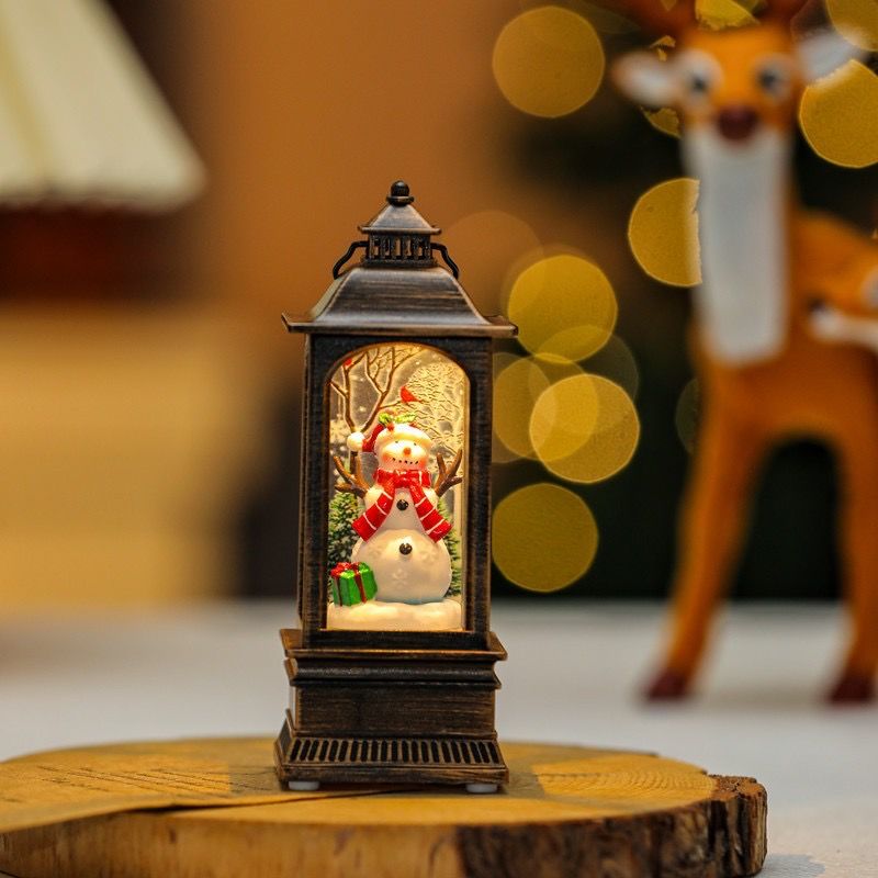 Decorations, Gifts, Creative Christmas Tree, Santa Claus, Snowman, Wind Lights, Scene, Atmosphere, Nightlight_voghion.com