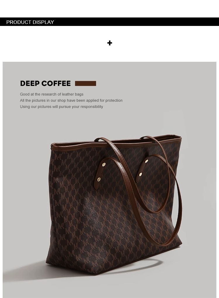 Hochwertige Tragetasche mit großem Fassungsvermögen für Pendlerinnen im neuen Herbst und Winter 2024, vielseitige Umhängetasche der Spitzenklasse_voghion.com