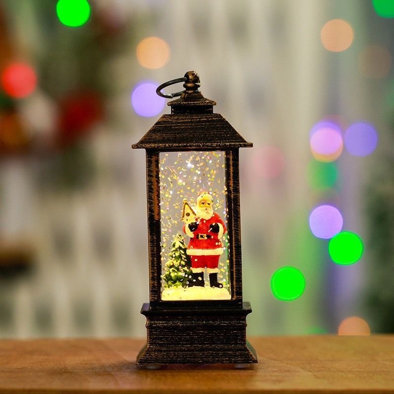 Decorations, Gifts, Creative Christmas Tree, Santa Claus, Snowman, Wind Lights, Scene, Atmosphere, Nightlight_voghion.com
