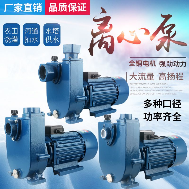 全铜ZBD闽东离心泵家用高扬程闵东自吸泵大流量农业灌溉循环顺丰 图片 2