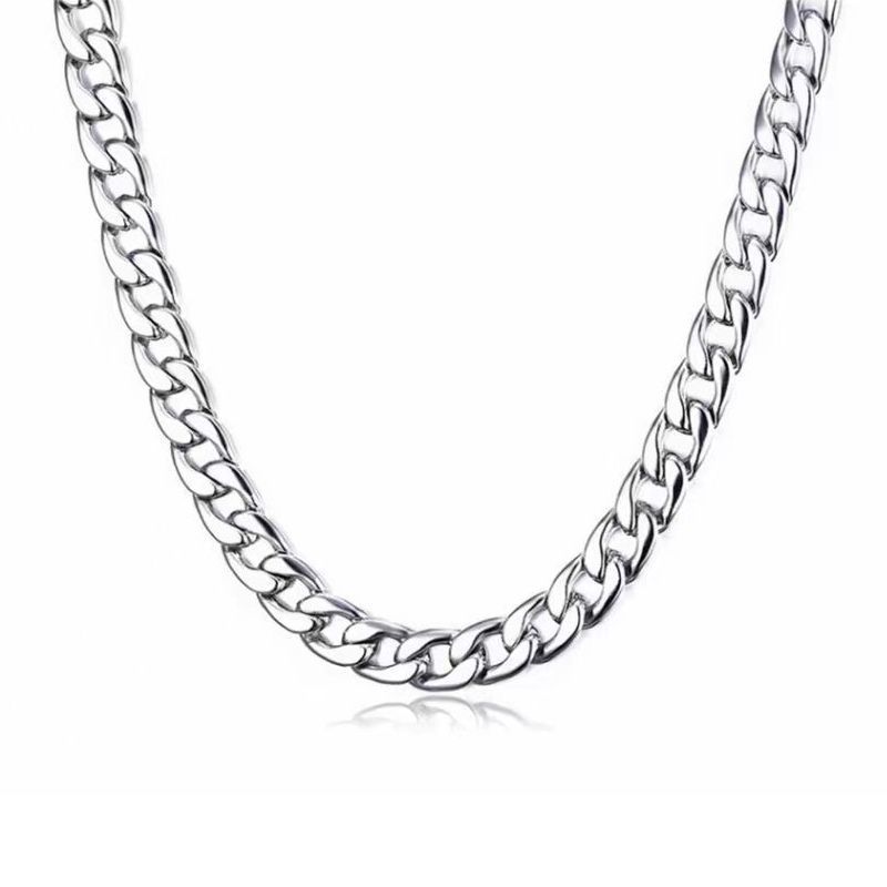 High-qualit Non-fading Cuban Chain Necklace For Men, Hip-hop Stle, Trend And Versatile, American-stle Men's_voghion.com