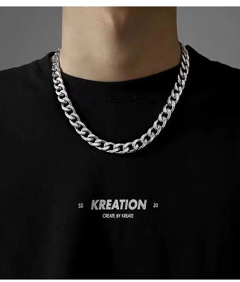 Cuban Chain Necklace For Men Hip-hop Style Versatile And Durable_voghion.com