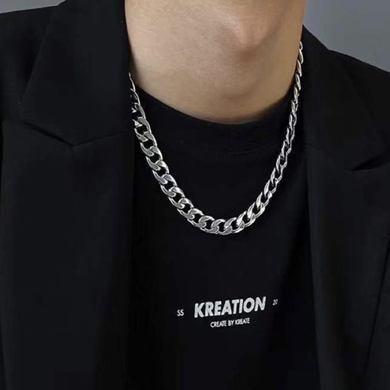 Cuban Chain Necklace For Men Hip-hop Style Versatile And Durable_voghion.com