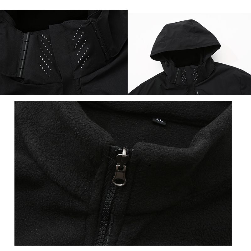 Senma Group AIKEN Unisex Dräi-an-Enger-Stürmerjacke, winddicht, ofnehmbar Biergsteigerjacke fir Hierscht a Wanter_voghion.com