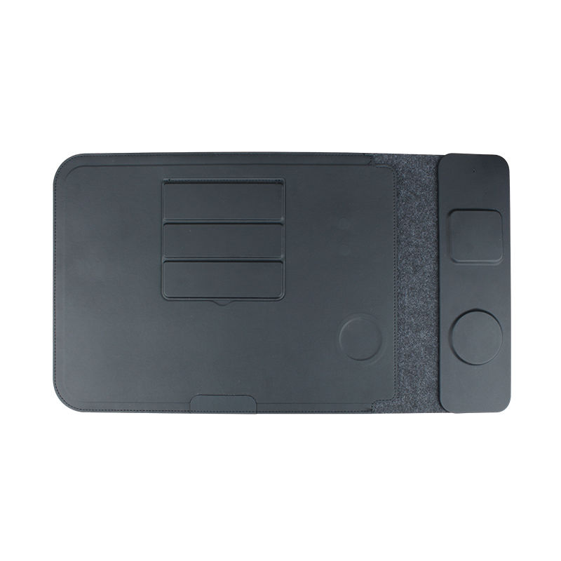 Mobiele telefoon draadloze 15W magnetische hoofdtelefoon oplader muismat 3-in-1 laptop universele computertas_voghion.com