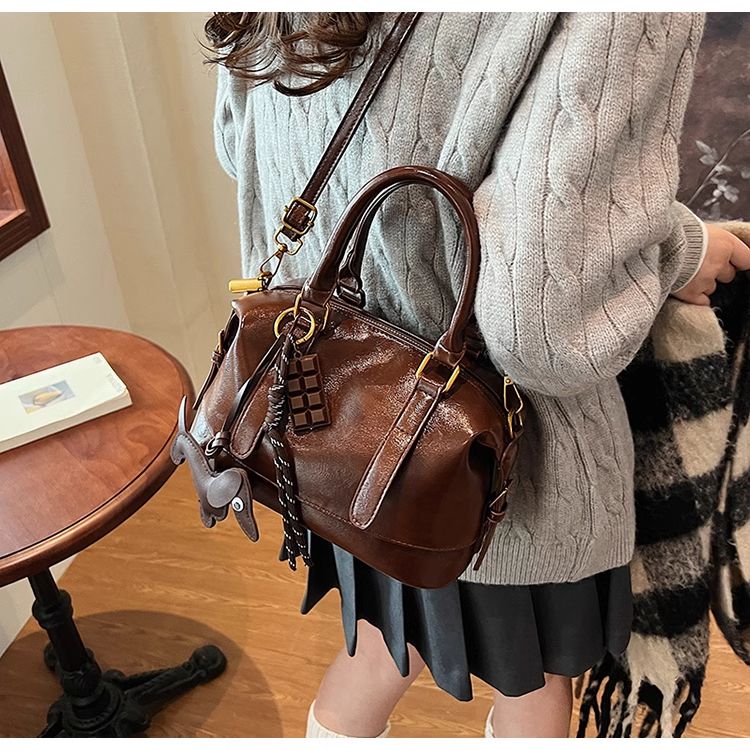 FOUR ONE Commuter Boston Borsa a tracolla versatile da donna, nuova, con tracolla_voghion.com