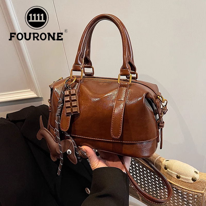 FOUR ONE Commuter Boston Borsa a tracolla versatile da donna, nuova, con tracolla_voghion.com
